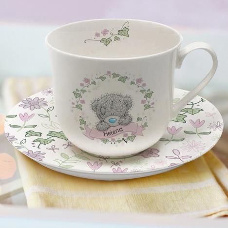 Personalised Me to You Secret Garden Cup & Saucer Extra Image 1